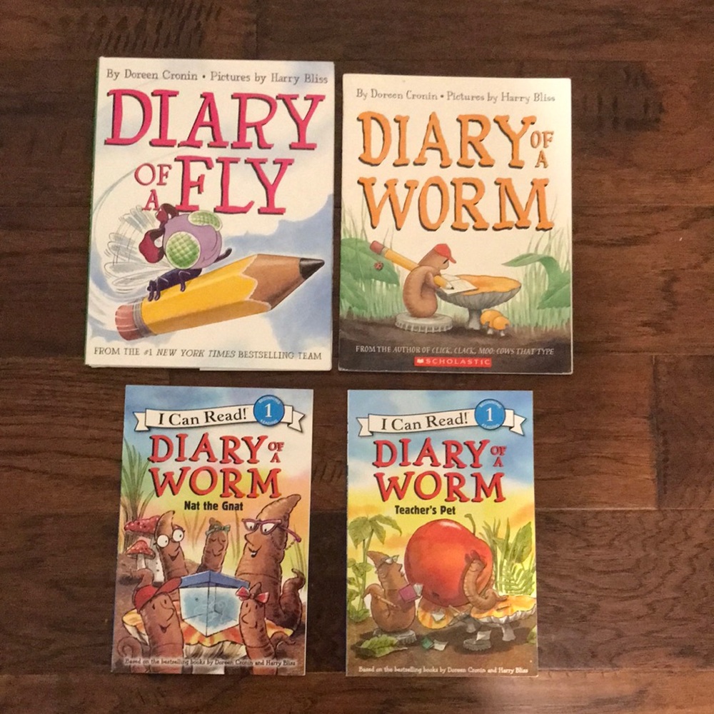Set of 4 books: picture books and early reader